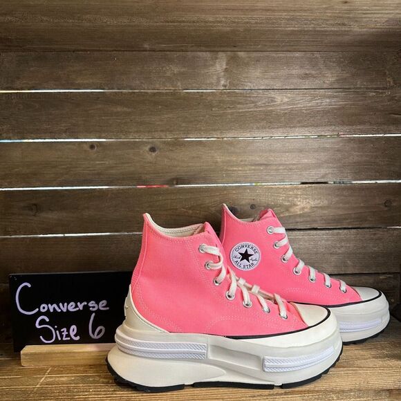 Converse Shoes - New Womens Converse Run Star Legacy CX Neon Pink Hi Top Sneakers Shoes Size 6‎ M